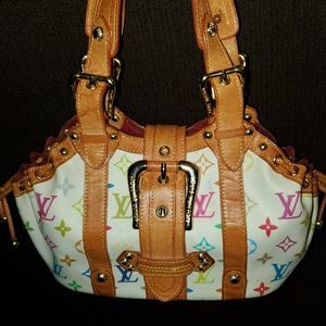 Authentic Multicoloured LV Satchel Handbag